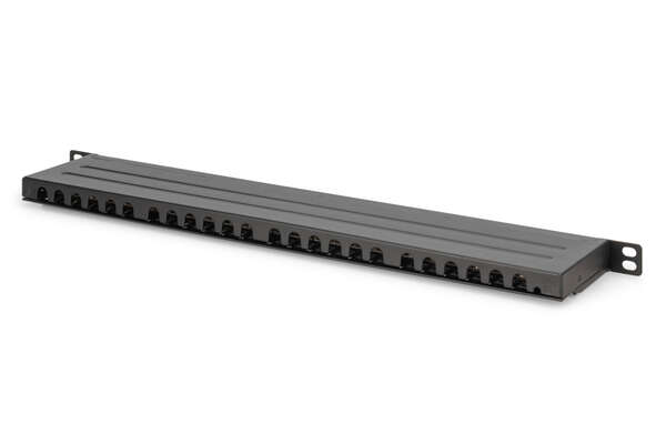 Naar omschrijving van DN-91624S-SL-SH - CAT 6 Patch Panel, shielded,24-port RJ45 with shutter, 8P8C, LSA, 0.5U, 19