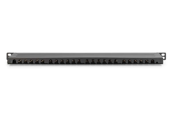 Naar omschrijving van DN-91624S-SL-SH - CAT 6 Patch Panel, shielded,24-port RJ45 with shutter, 8P8C, LSA, 0.5U, 19