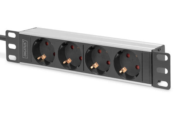 Naar omschrijving van DN-95418 - 1U Aluminum PDU, 254 mm (10