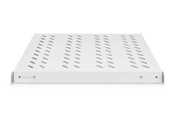 Naar omschrijving van DN-97646 - 1U fixed shelf for 800 mm depth racks 43x484x508 mm, adjust. up to 700 mm depth, grey