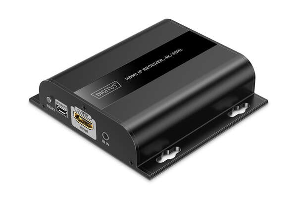 Naar omschrijving van DS-55352 - HDMI Receiver for DS-55351, 4K/60Hz 120/200 m, One-to-Many, CAT, Black