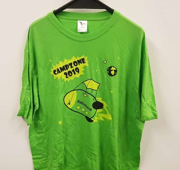 Naar omschrijving van DUH-CZ2019S-XXL - CampZone 2019 T-shirt maat XXL unisex