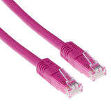 Naar omschrijving van ENU6RZ050 - ACT CAT6 U/UTP patchkabel PVC Roze 5 meter