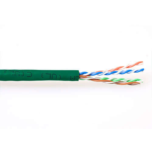 Naar omschrijving van EP457B - ACT CAT6A U/UTP PVC soepel patch 305 m groen
