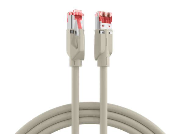 Naar omschrijving van ES6AGS005DR - S/STP patchk.Cat.6a Grijs 0.5m Draka