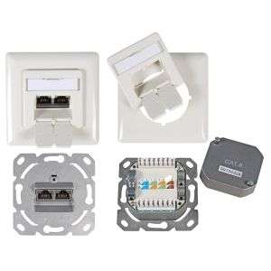 Naar omschrijving van ET-25211-3V5 - FTP C6 Outlet 2*RJ45 inbouw W