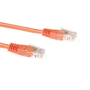 Naar omschrijving van ENU5OR030 - Cat5e UTP patchkabel oranje  3m