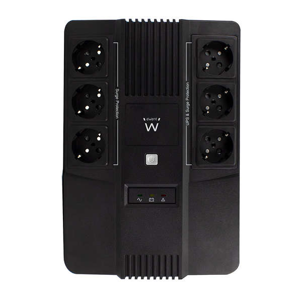 Naar omschrijving van AC2300 - ACT UPS, 600 VA, 6x Type F outlet, 1x IEC C14 input, 230 V, AVR