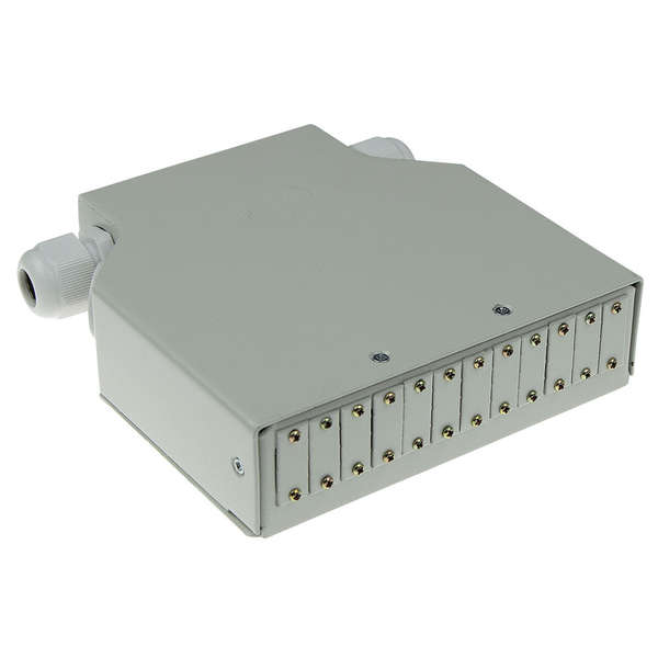 Naar omschrijving van FA2043 - ACT DIN rail fiber optic terminal box unloaded, 12 ports