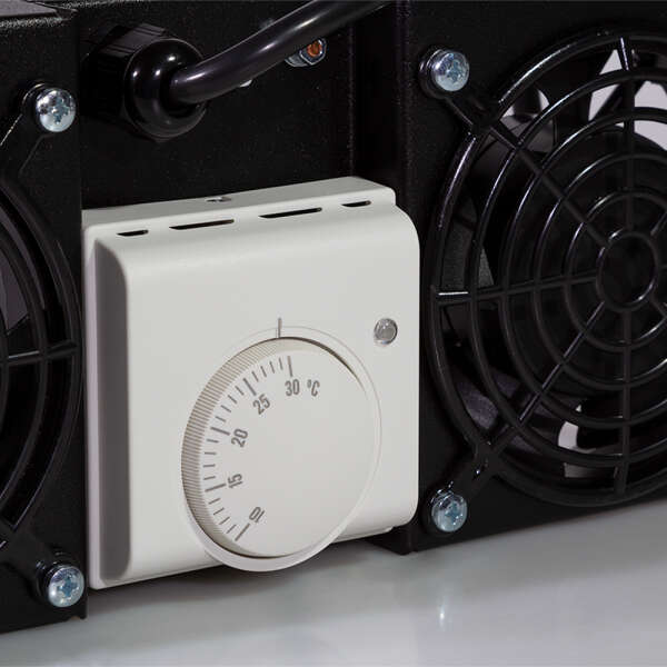 Naar omschrijving van FAW102B - Fan unit for Canovate wall mounted cabinet, 2 fans, black