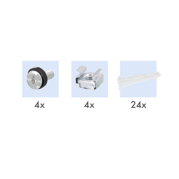 Naar omschrijving van FB0002B - Fiber Optic Panel for 24× LC-Duplex or SC-Simplex adapter, black