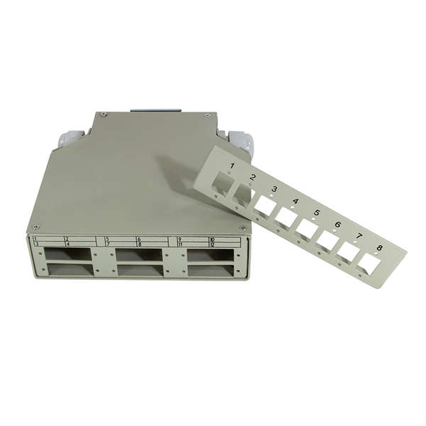 Naar omschrijving van FB5000 - Fibre optic DIN rail splice box for LC or SC couplers