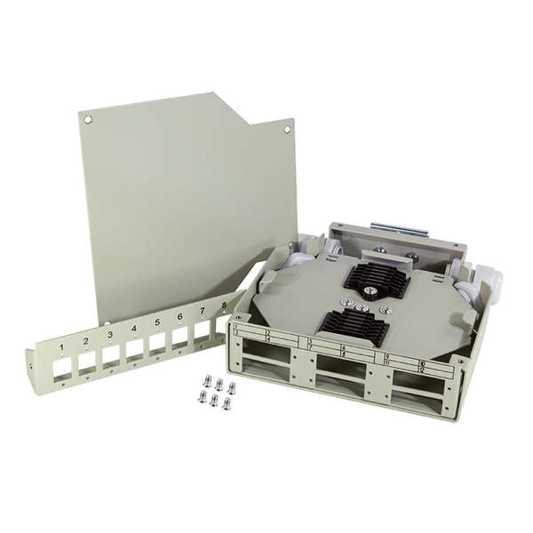 Naar omschrijving van FB5000 - Fibre optic DIN rail splice box for LC or SC couplers