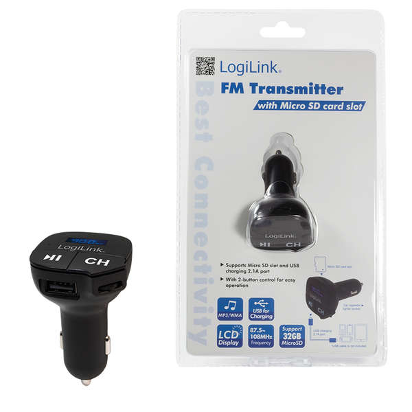 Naar omschrijving van FM0004 - FM transmitter with MP3 player and microSD slot