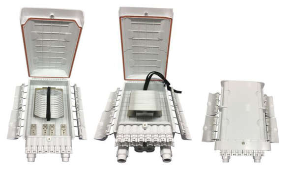 Naar omschrijving van FTTH-BOX-OUT-6 - Wand aansluitbox voor glasvezelkabels IP65 voor 96 fibers