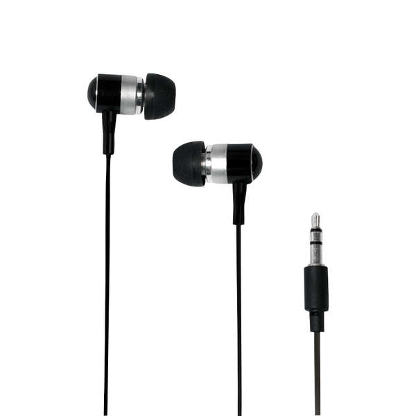 Naar omschrijving van HS0015A - Stereo in-ear earphone, black