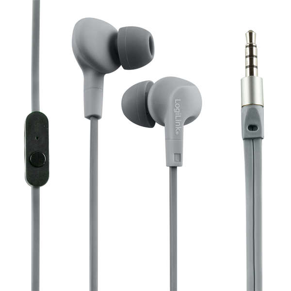 Naar omschrijving van HS0041 - Water resistant (IPX6) Stereo In-Ear headset, grey