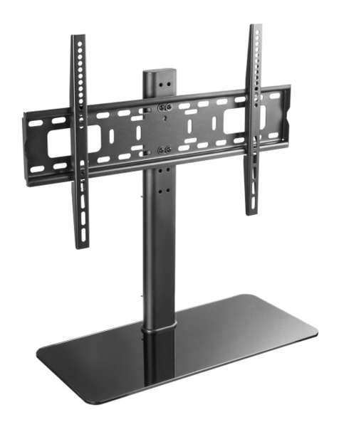 Naar omschrijving van ICA-LCD-S304L - Desk monitor stand for 1 Monitor 32-55inch, with glass base