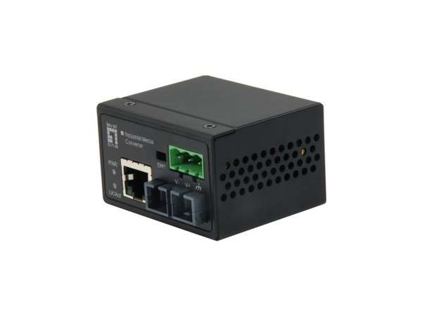 Naar omschrijving van IEC-4301 - IEC-4301, RJ45 to SC Fast Ethernet Industrial Media Converter, Single-Mode Fiber