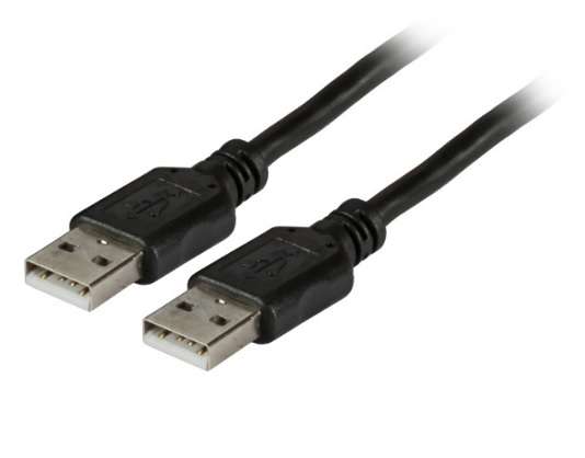 Naar omschrijving van K5253SW-0-5 - USB2.0 A-A aansluitkabel, 0.5m zwart