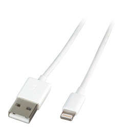 Naar omschrijving van K5350WS-2 - Connection Cable Plug Type-A to Apple Lightning, white, 2m