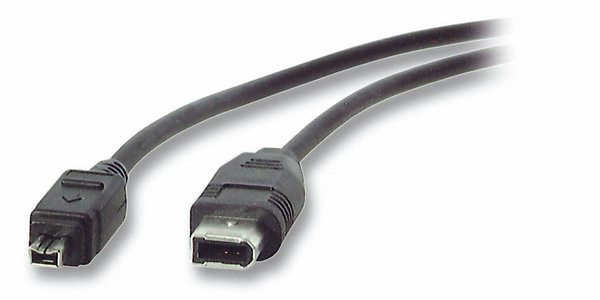 Naar omschrijving van K5372-3 - FireWire 6pin/4pin, afgeschermde kabel  3m