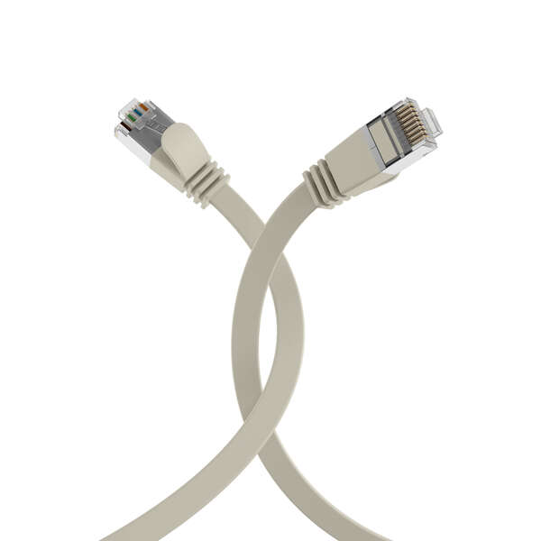 Naar omschrijving van K5545GR-2 - RJ45 Flat Patch Cord Cat.6A U/FTP PVC grey 2m
