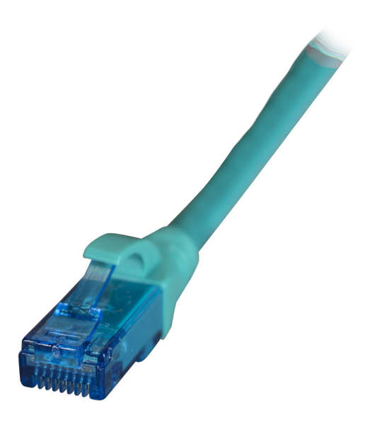 Naar omschrijving van ENU6AGN0025 - Cat.6A patchkabel 10G U/UTP LSZH Groen 0,25m