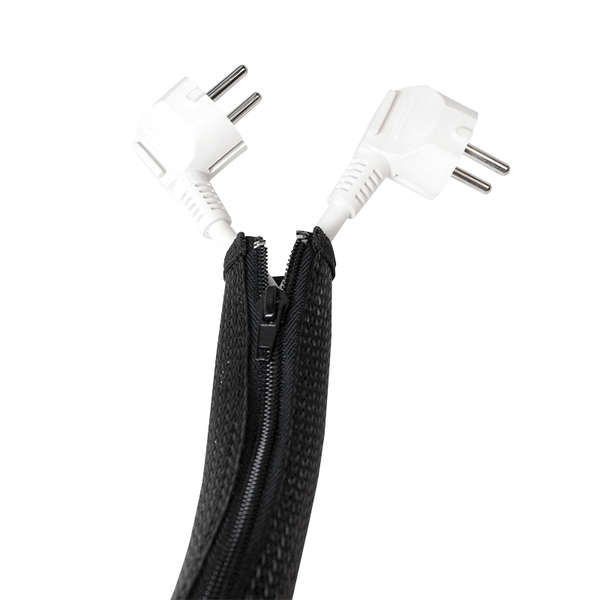 Naar omschrijving van KAB0047 - Flexible cable protection with zipper, 30 x 20 x 2000 mm