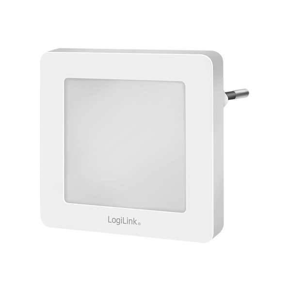 Naar omschrijving van LED013 - Aanbieding LED night light with twilight sensor, square, 4x 3014 LED