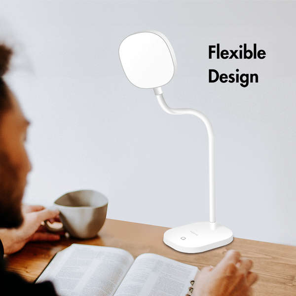 Naar omschrijving van LED017 - LED desk lamp, 5000 K, 240 lm, 360°, flexible neck, touch control