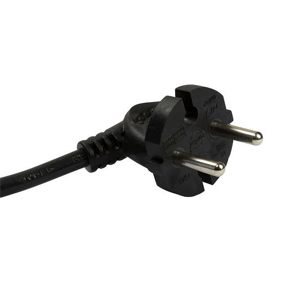 Naar omschrijving van LPS232B - Socket outlet 6-way with switch, slim, 1.5m, black