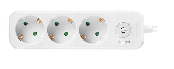 Naar omschrijving van LPS244 - Outlet Strip, 3 safety sockets, white