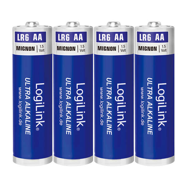 Naar omschrijving van LR6B4 - Ultra Power AA alkaline batteries, LR6, Mignon, 1.5V, 4pcs