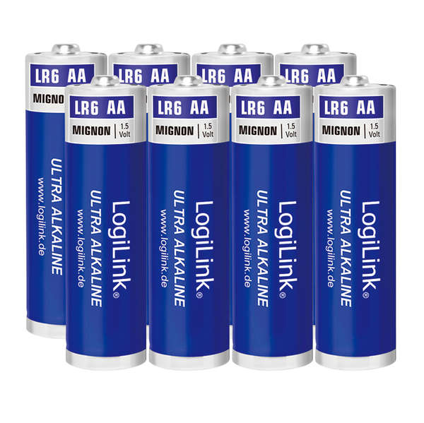 Naar omschrijving van LR6F8 - Ultra Power AA alkaline batteries, LR6, Mignon, 1.5V, 8pcs