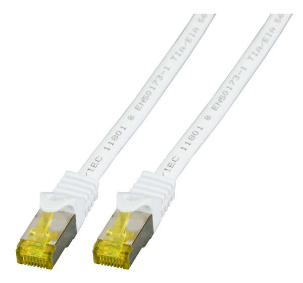 Naar omschrijving van ES6AWT015 - Patch Cat.6A- Cat7 10G S/FTP PIMF Wit 1,5m