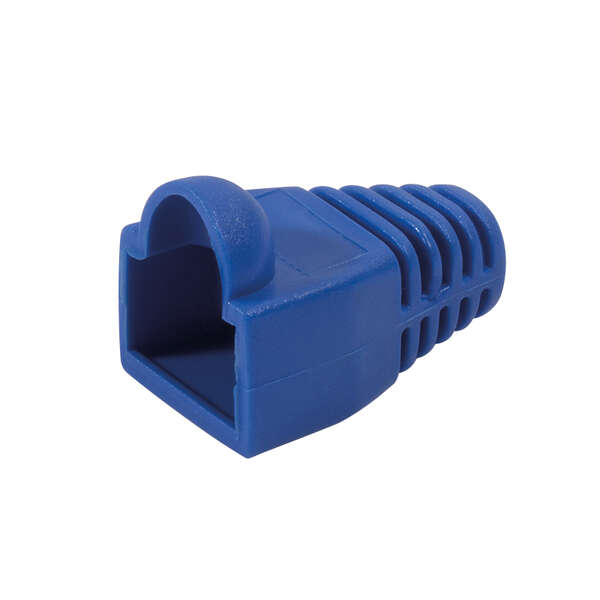 Naar omschrijving van MP0008 - Modular RJ45 Plug Cable Boot 5.8mm, blue, 100 pcs.
