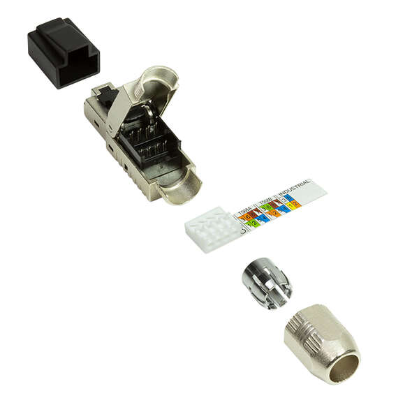 Naar omschrijving van MP0040N - Field assembly Cat.6A RJ45 plug, shielded, MPTL, PrimeLine