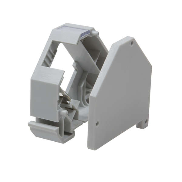 Naar omschrijving van MP0053 - Keystone DIN-Rail adapter for RJ45 keystone jack, stackable