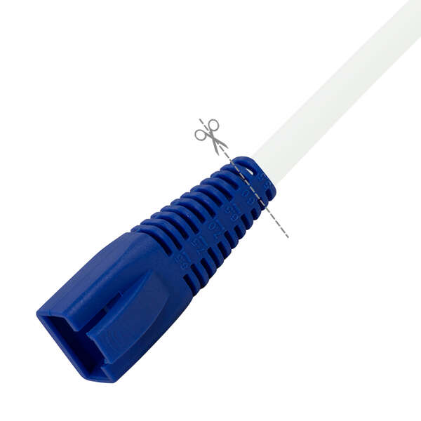 Naar omschrijving van MP0059 - Modular RJ45 Plug Cable Boot 5.5 - 8.5 mm, 50 pcs.