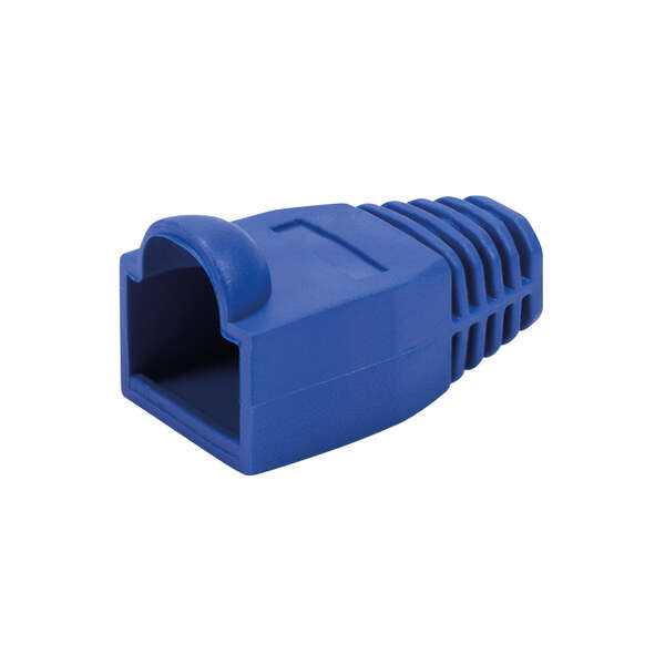 Naar omschrijving van MP0066 - Modular RJ45 Plug Cable Boot 6.5mm blue, 50pcs