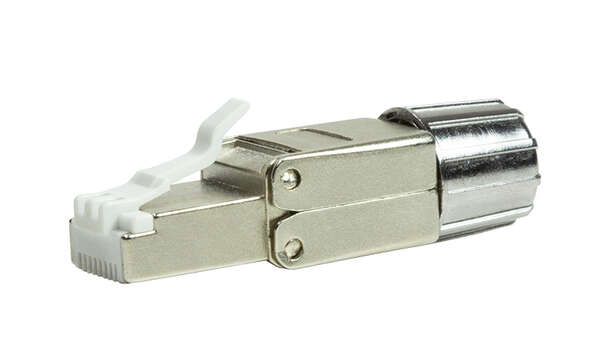 Naar omschrijving van MP0080 - Field assembly Cat.8.1 RJ45 plug, shielded