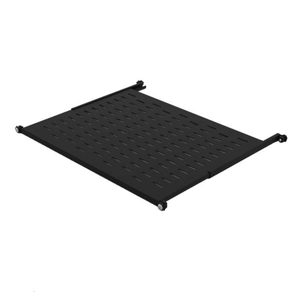 Naar omschrijving van MPL0012B - Plateau, variabel - 19-inch x 500 x 12mm (b x d x h) zwart