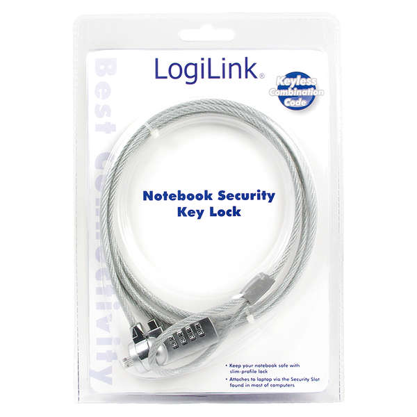 Naar omschrijving van NBS002 - LogiLink Notebook security lock with combination