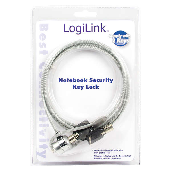 Naar omschrijving van NBS003 - LogiLink Notebook security lock