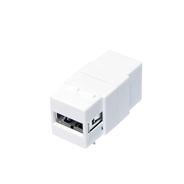 Naar omschrijving van NK0017 - Keystone In-Line Coupler USB2.0-A female > USB2.0-B female