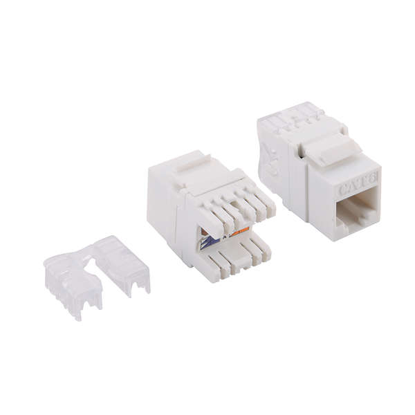 Naar omschrijving van NK4005 - Keystone Jack, Cat.6 RJ45-LSA, UTP wit