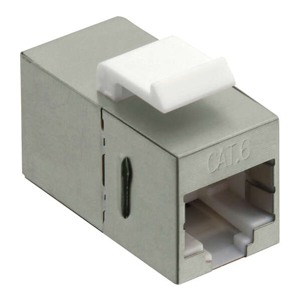 Naar omschrijving van NK4011 - Keystone Coupler Cat.6 STP, 2xRJ45, metal, shielded