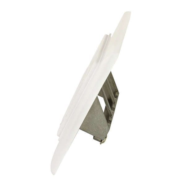 Naar omschrijving van NK4055 - Keystone faceplate for 3 keystone jacks,  pure white