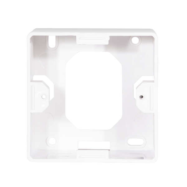 Naar omschrijving van NK4068 - Modular Cat.6A Wall Outlet 2xRJ45 STP, w. backbox, signal white RAL 9003